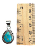 Mojave Turquoise Solid 925 Sterling Silver Pendant