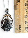 Jesus Solid 925 Sterling Silver Pendant Necklace