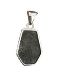 Kingman Turquoise & Pyrite Solid 925 Sterling Silver Pendant