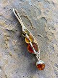 Baltic Amber Solid 925 Sterling Silver Pendant