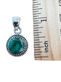 Emerald Solid 925 Sterling Silver Pendant