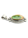 Sonoran Gold Turquoise Solid 925 Sterling Silver Pendant
