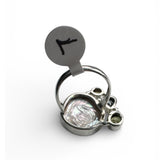 Baroque Pearl, Citrine, Blue Topaz & Peridot Solid 925 Sterling Silver Ring 7