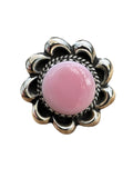 Pink Queen Conch Solid 925 Sterling Silver Ring 8