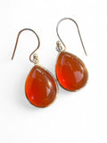 Carnelian Solid 925 Sterling Silver Earrings
