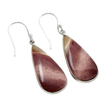Mookaite Jasper Solid 925 Sterling Silver Earrings