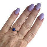 Blue Lapis Solid 925 Sterling Silver Ring