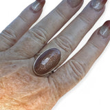 Sunstone Solid 925 Sterling Silver Ring 7