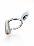 Lemurian Quartz Solid 925 Sterling Silver Ring 6