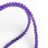 Amethyst 4 mm Beaded Necklace