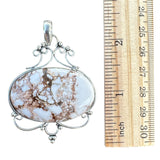 Wild Horse Jasper Solid 925 Sterling Silver Pendant