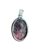 Rhodonite Solid 925 Sterling Silver Pendant