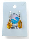 Baltic Amber Solid 925 Sterling Silver Earrings