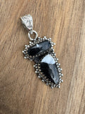 White Buffalo Solid 925 Sterling Silver Pendant