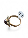 Charoite Solid 925 Sterling Silver Ring 9