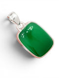 Green Onyx Solid 925 Sterling Silver Pendant