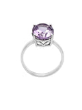 Amethyst Solid 925 Sterling Silver Ring 7