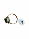 aSonoran Gold Turquoise Solid 925 Sterling Silver Ring 8