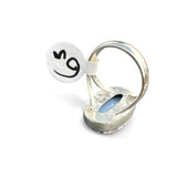 Owyhee Opal Solid 925 Sterling Silver Ring 6.5