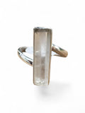 Lemurian Quartz Solid 925 Sterling Silver Ring 7