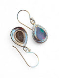 Australian Opal Solid 925 Sterling Silver Earrings