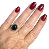 Black Onyx Solid 925 Sterling Silver Ring 5.5