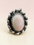 Pink Queen Conch Solid 925 Sterling Silver Ring 6
