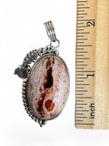 Mexican Fire Opal Solid 925 Sterling Silver Pendant