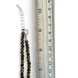 Tiger Eye 4 mm Beaded Necklace