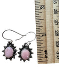 Pink Queen Conch Solid 925 Sterling Silver Earrings
