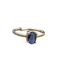 Blue Sapphire Solid 925 Sterling Silver Stack Ring 5