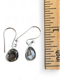Black Rutilated Quartz Solid 925 Sterling Silver Earrings