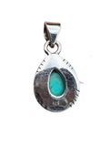 Mojave Turquoise Solid 925 Sterling Silver Pendant