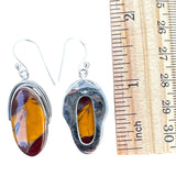 Mookaite Jasper Solid 925 Sterling Silver Earrings