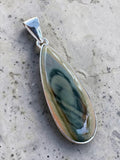Imperial Jasper Solid 925 Sterling Silver Pendant