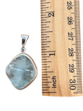 Blue Topaz Solid 925 Sterling Silver Pendant