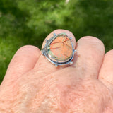 Monarch Opal Solid 925 Sterling Silver Ring 7