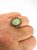 Ethiopian Opal Solid 925 Sterling Silver Ring 6