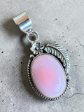 Pink Conch Solid 925 Sterling Silver Pendant