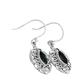 Lab Green Tourmaline Solid 925 Sterling Silver Earrings