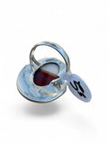 Mookaite Jasper Solid 925 Sterling Silver Ring 5.5