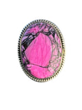 Kingman Cherry Blossom Dahlia Solid 925 Sterling Silver Ring 6