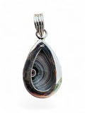 Fordite Detroit Agate Solid 925 Sterling Silver Pendant