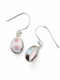 Natrolite Solid 925 Sterling Silver Earrings