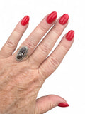 White Buffalo Solid 925 Sterling Silver Ring 6