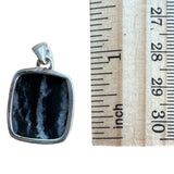 White Buffalo Solid 925 Sterling Silver Pendant