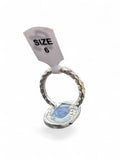 Faceted Rainbow Moonstone Solid 925 Sterling Silver Ring 6