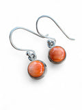 Spiny Oyster Solid 925 Sterling Silver Earrings