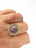 Charoite Solid 925 Sterling Silver Ring 9