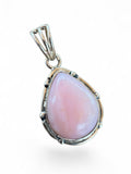 Pink Opal Solid 925 Sterling Silver Pendant